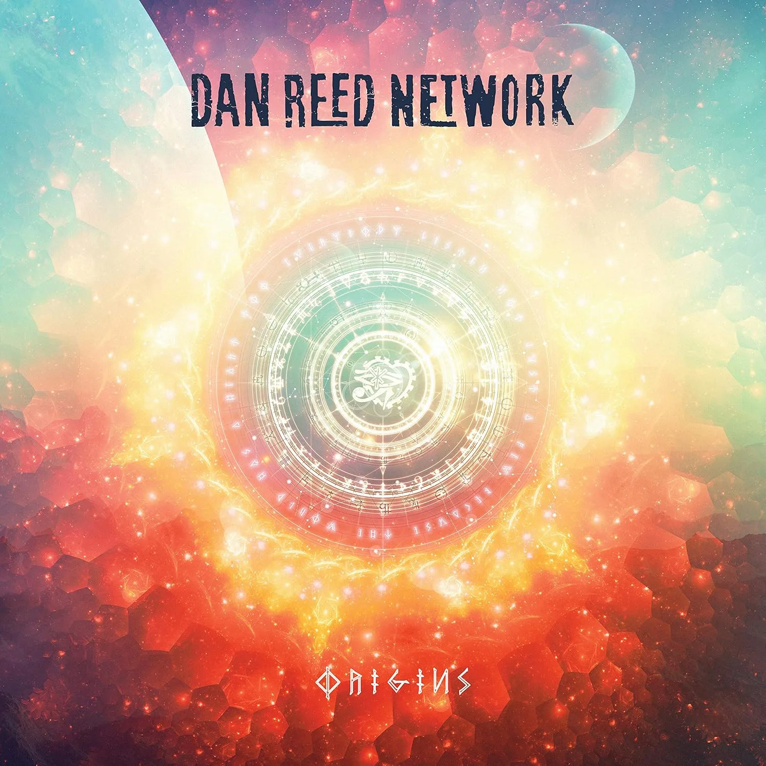 Official album cover art for the release Origins by Dan Reed Network