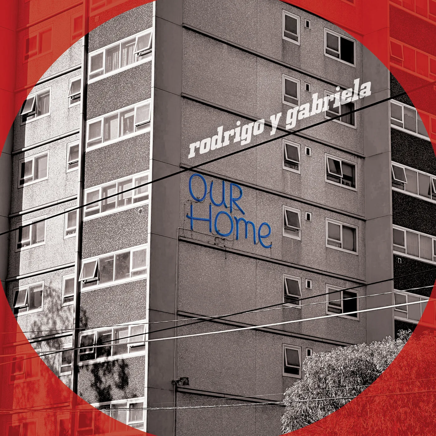 Official album cover artwork for OurHome by Rodrigo y Gabriela