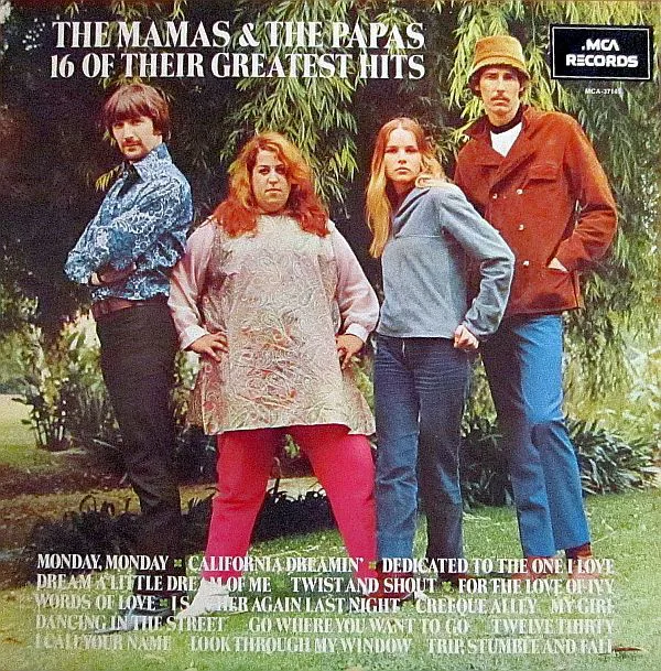Monday, Monday song track artwork featured on the album 16 of Their Greatest Hits by The Mamas & the Papas