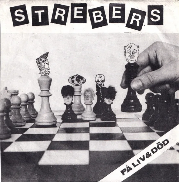 Official album cover art for the release På liv & död by Strebers