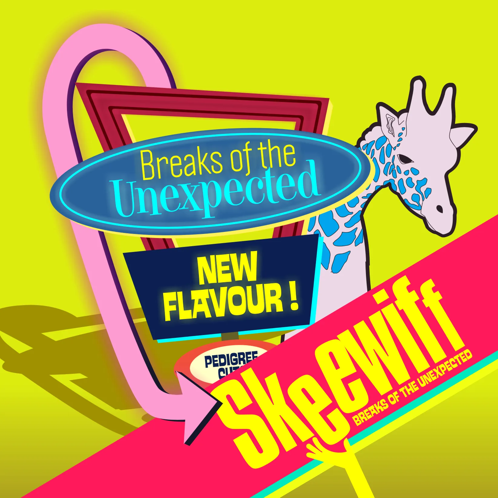 Official album cover art for the release Breaks of the Unexpected by Skeewiff