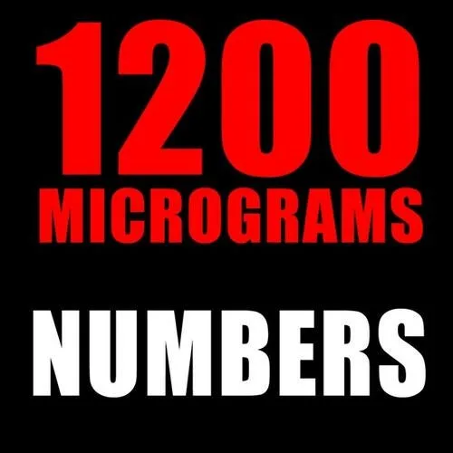 Official album cover art for the release Magic Numbers by 1200 Micrograms