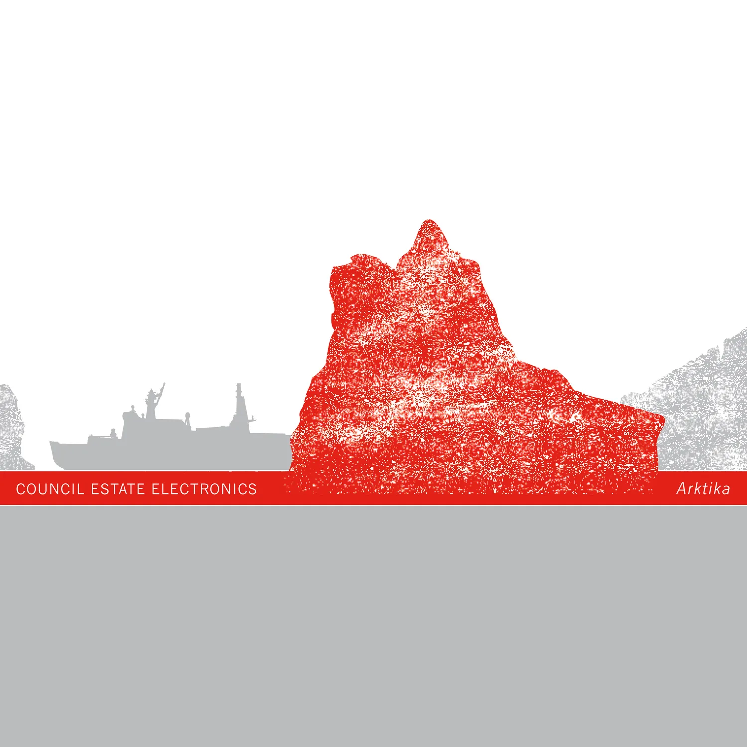 Official album cover art for the release Arktika by Council Estate Electronics
