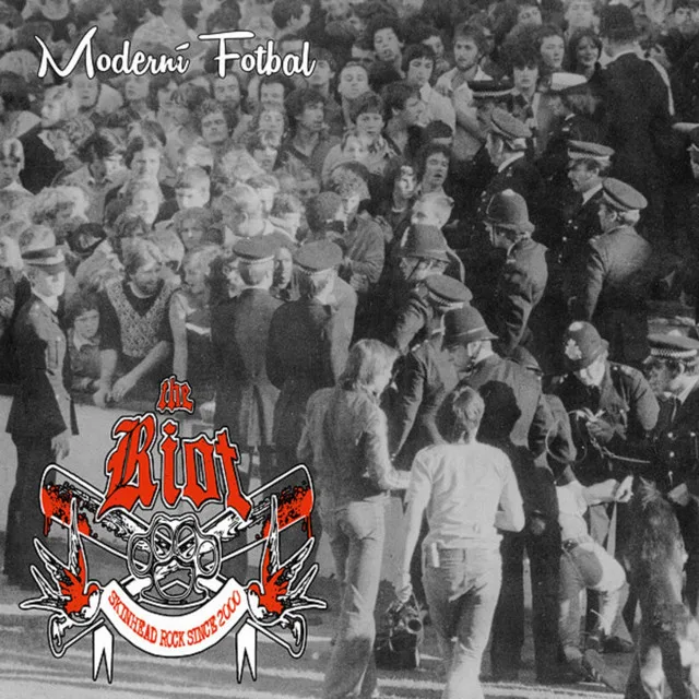 Official album cover art for the release Moderní fotbal by The Riot