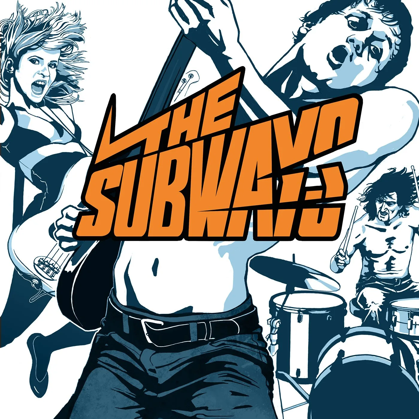 Official album cover art for the release The Subways by The Subways