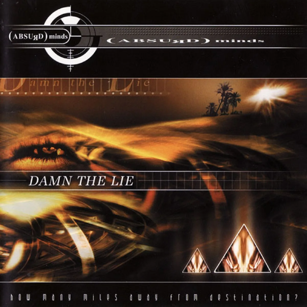 Official album cover art for the release Damn the Lie by Absurd Minds