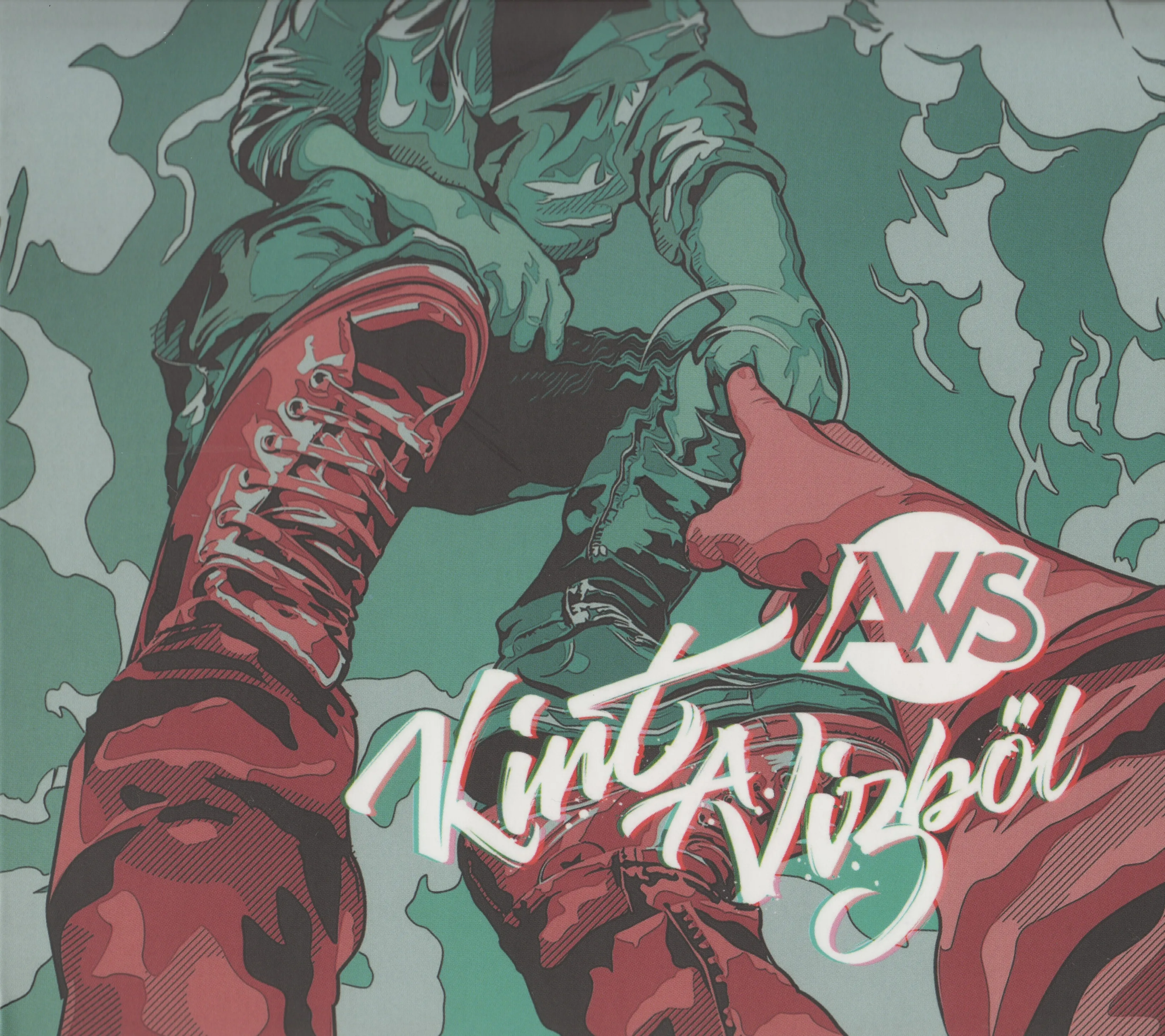 Official album cover artwork for Kint a vízből by AWS