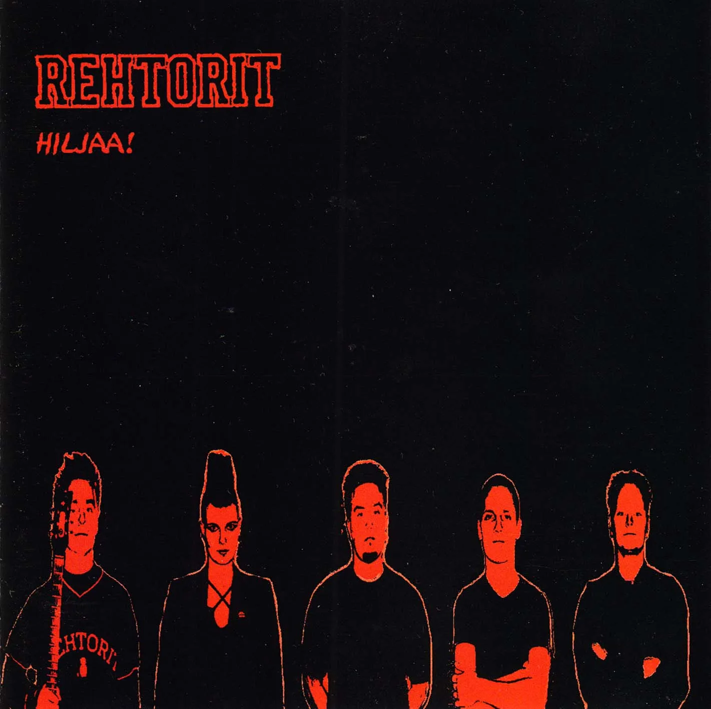Official album cover art for the release Hiljaa! by Rehtorit