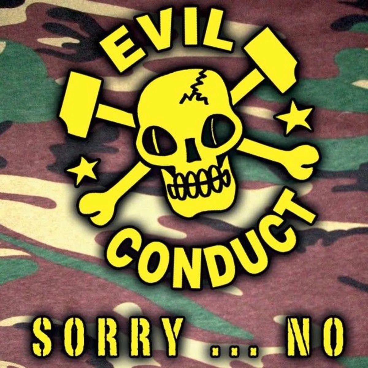Official album cover art for the release Sorry... No! by Evil Conduct