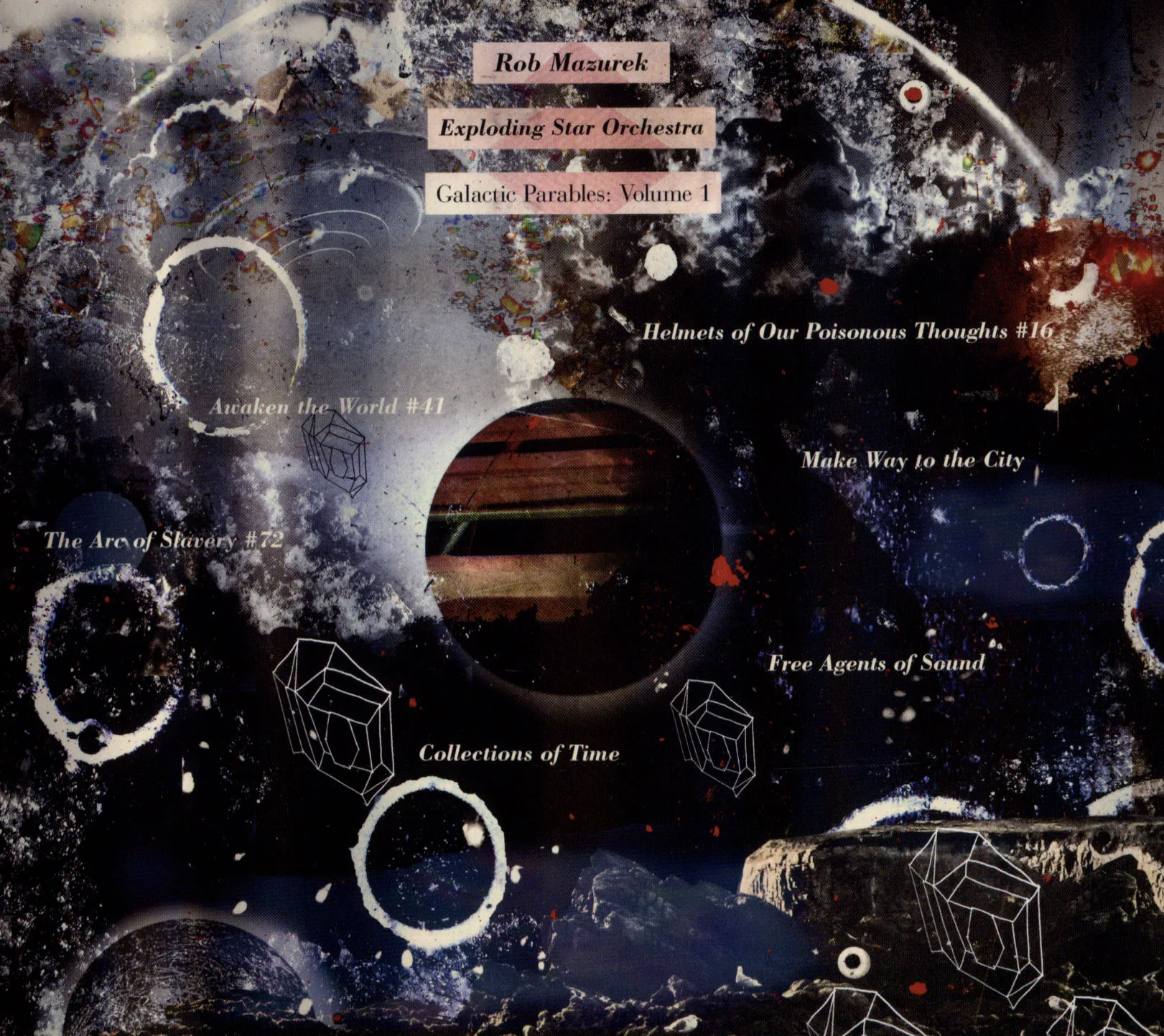 Official album cover art for the release Galactic Parables: Volume 1 by Exploding Star Orchestra
