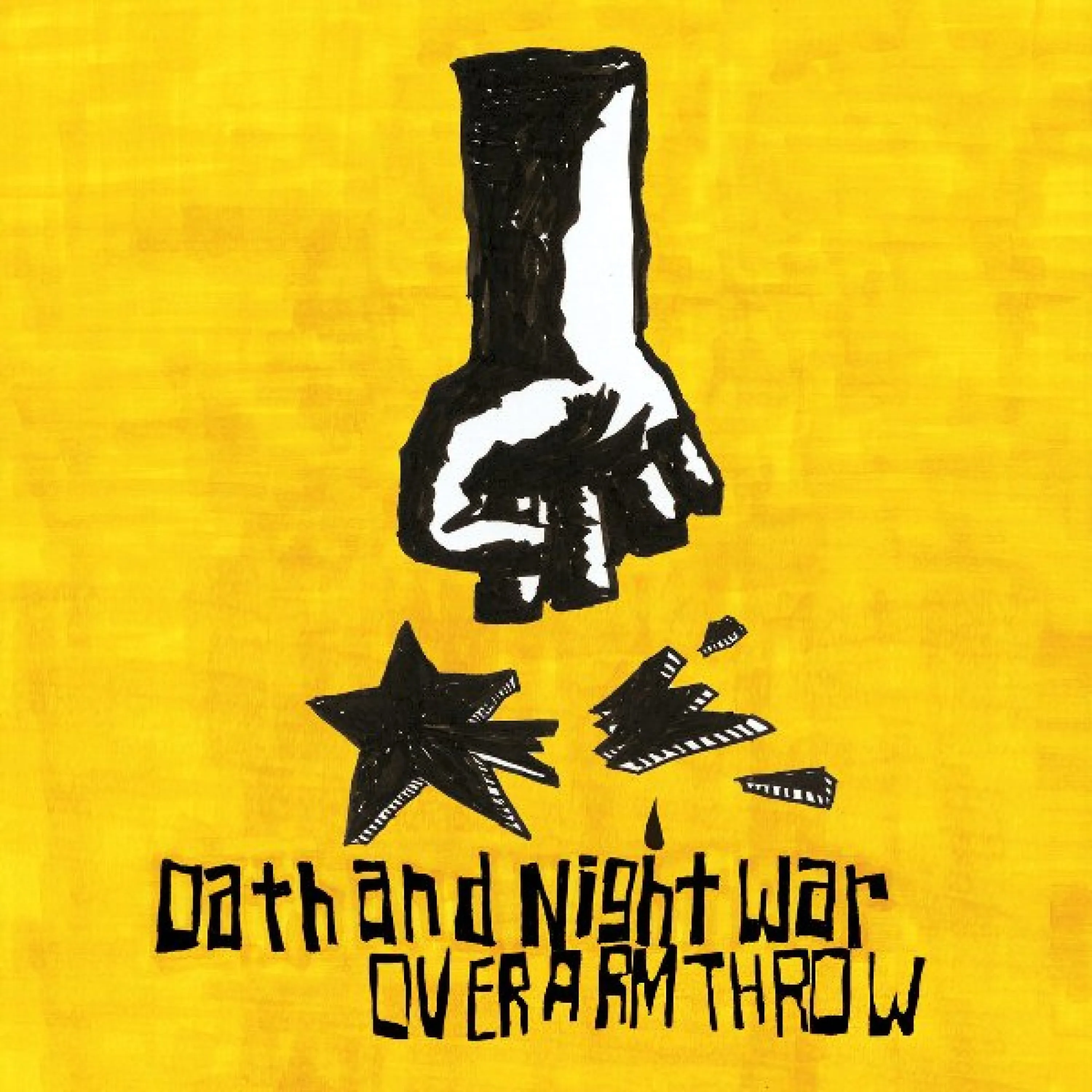 Official album cover art for the release Oath And Night War by OVER ARM THROW