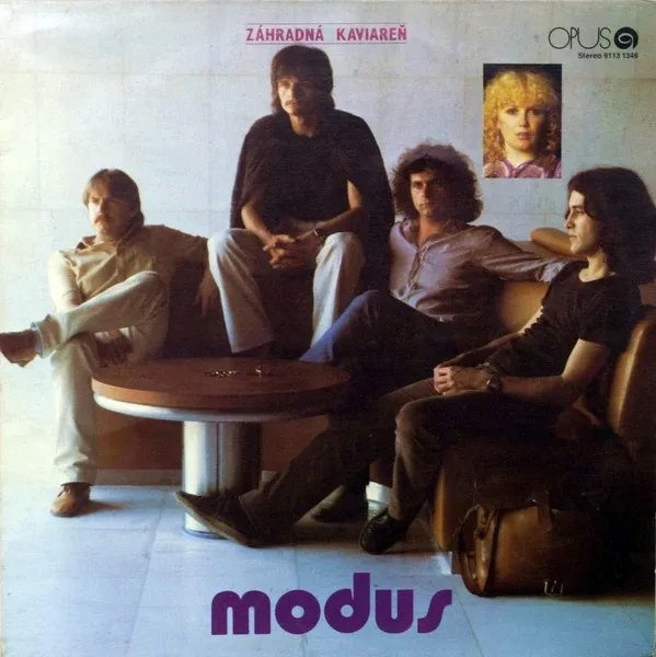 Official album cover art for the release Záhradná Kaviareň by Modus