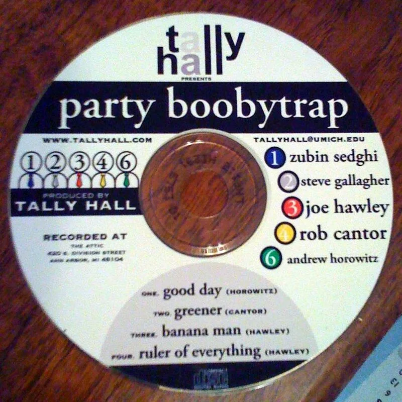 Official album cover art for the release Party Boobytrap by Tally Hall