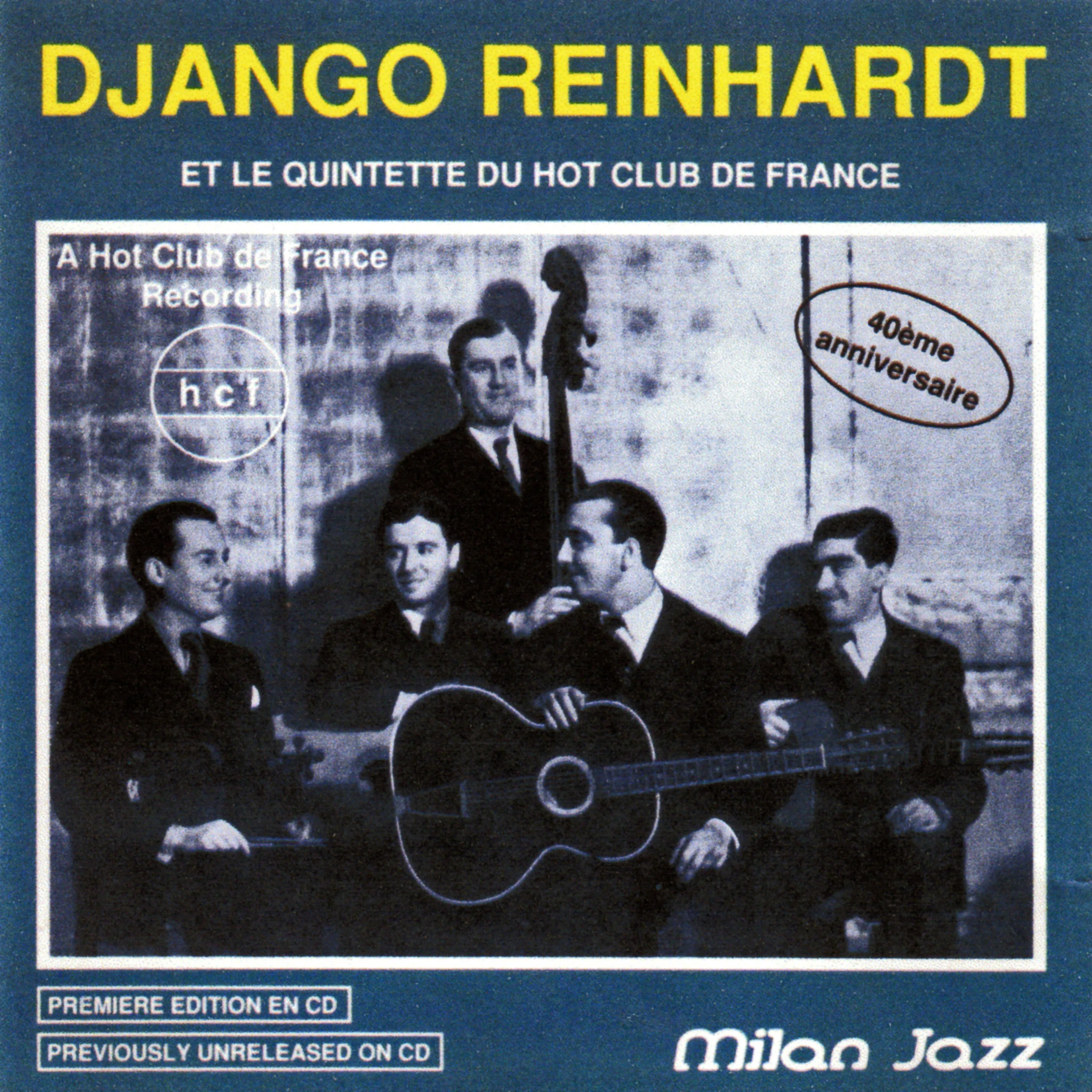 Official album cover art for the release Django Reinhardt et le Quintette du Hot Club de France by Quintette du Hot Club de France