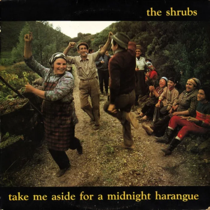Official album cover art for the release Take Me Aside for a Midnight Harangue by The Shrubs