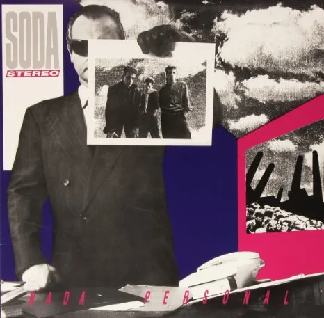 Official album cover art for the release Nada personal by Soda Stereo
