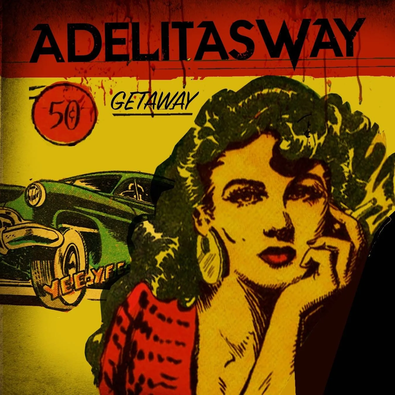 Official album cover art for the release Getaway by Adelitas Way