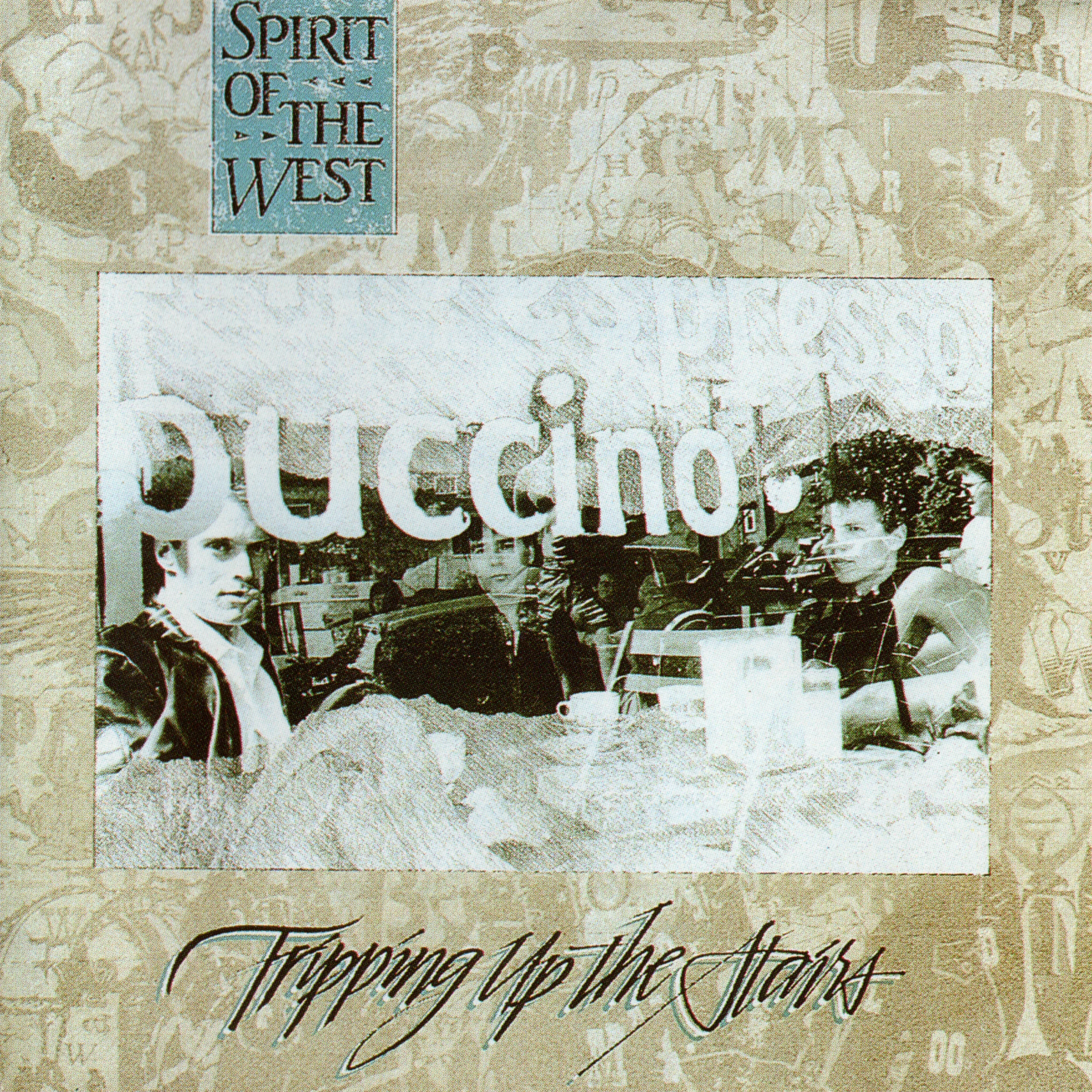 Official album cover art for the release Tripping Up the Stairs by Spirit of the West
