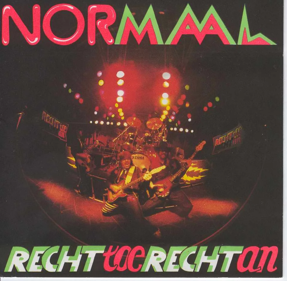 Official album cover art for the release Rechttoe rechtan by Normaal
