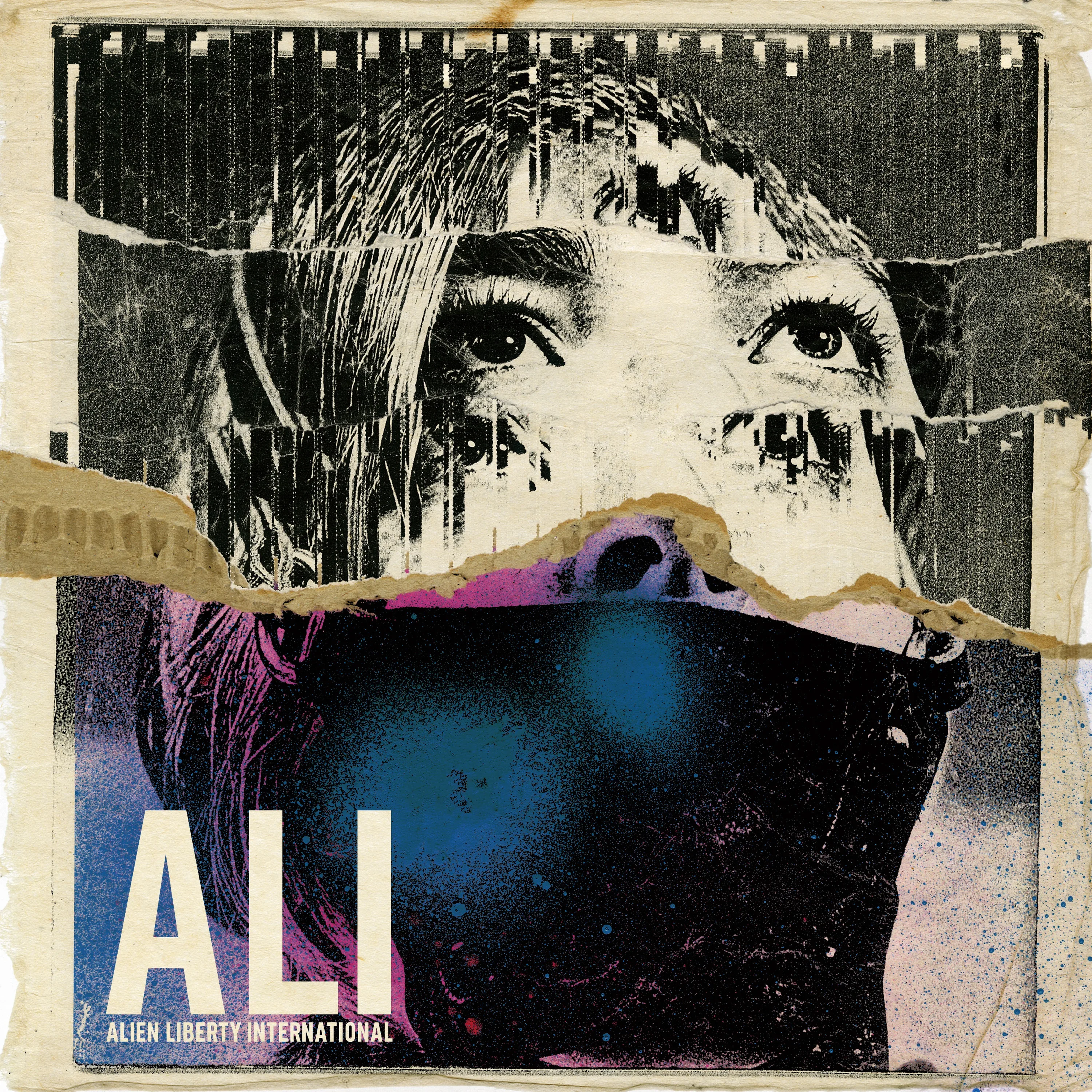 Official album cover art for the release INGLOURIOUS EASTERN COWBOY by ALI