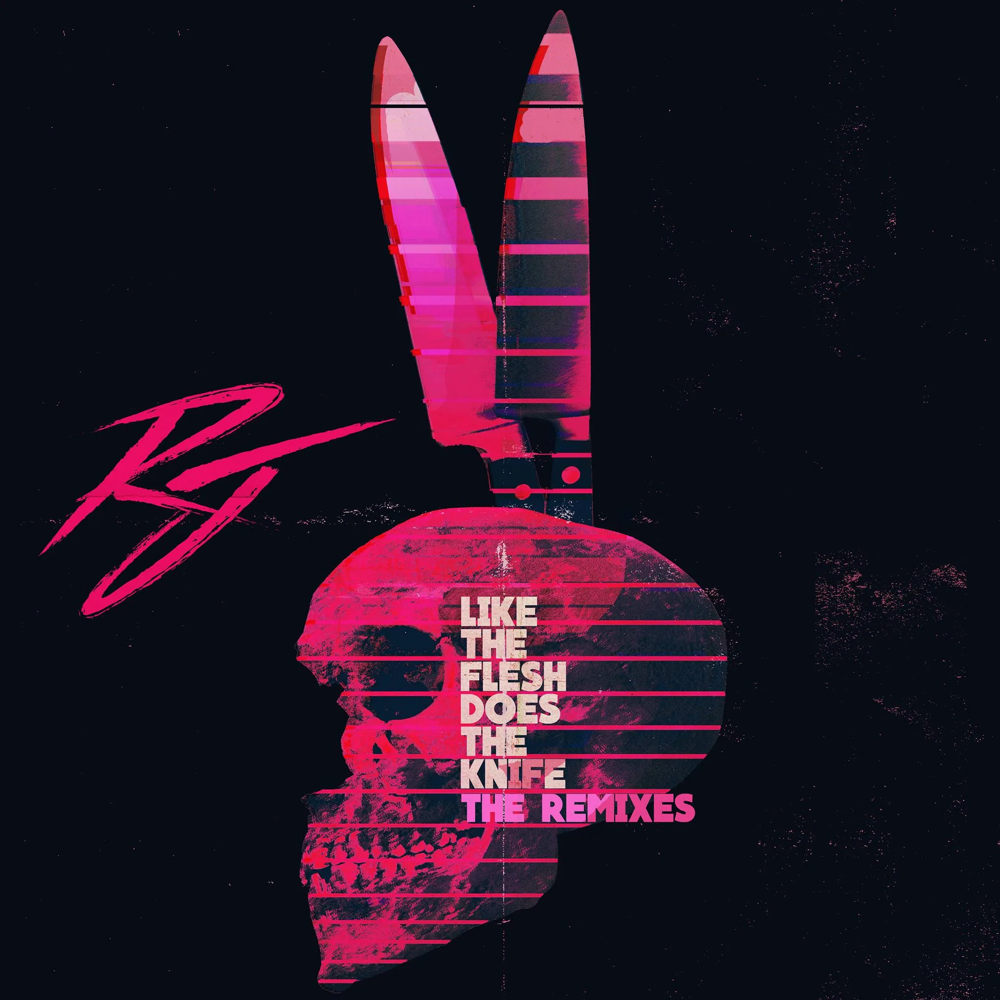 Official album cover artwork for Like the Flesh Does the Knife by Rabbit Junk
