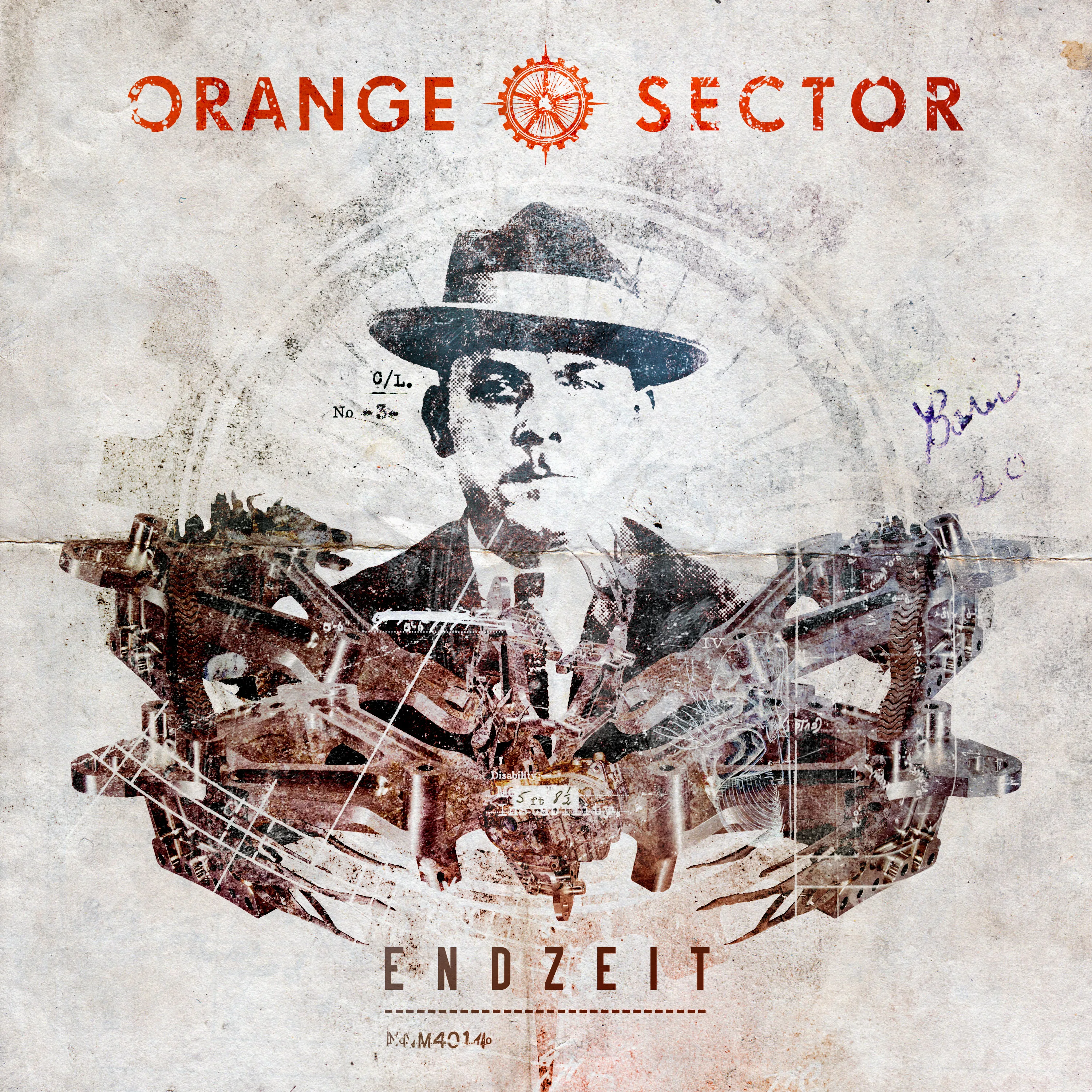 Official album cover artwork for Endzeit by Orange Sector