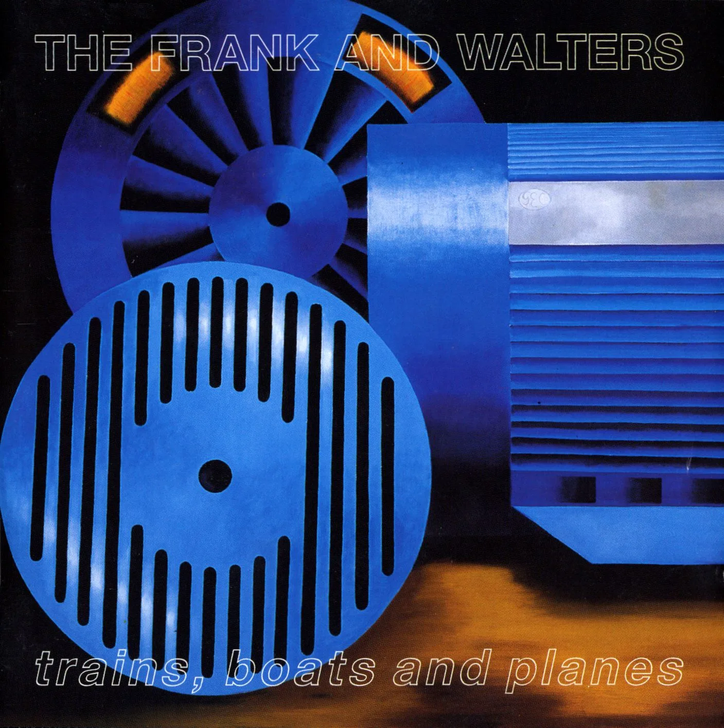 Official album cover art for the release Trains, Boats and Planes by The Frank and Walters