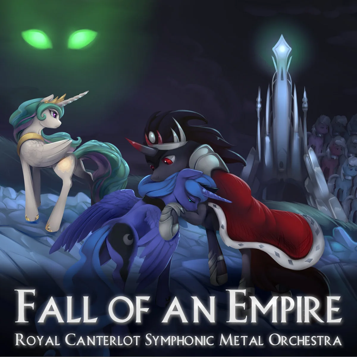 Official album cover artwork for Fall of an Empire by The Royal Canterlot Symphonic Metal Orchestra