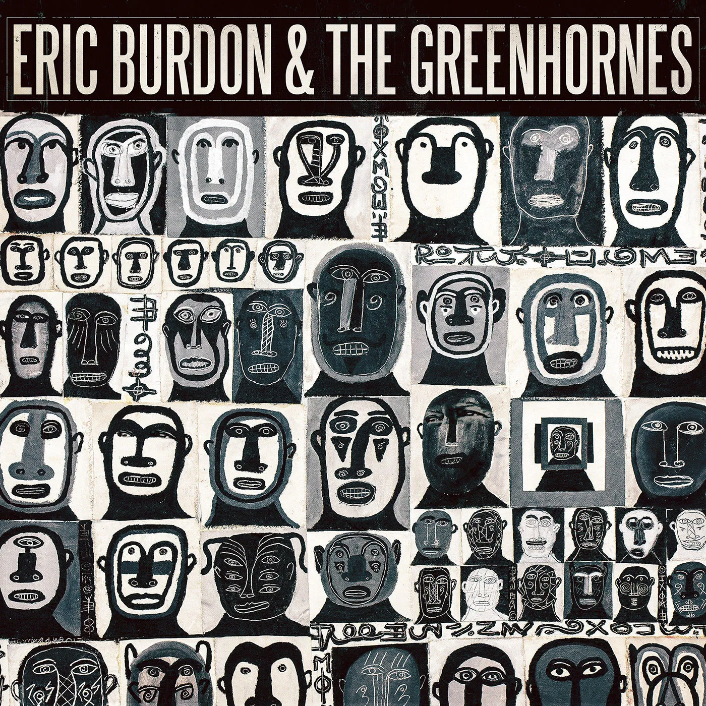 Official album cover art for the release Eric Burdon & The Greenhornes by The Greenhornes