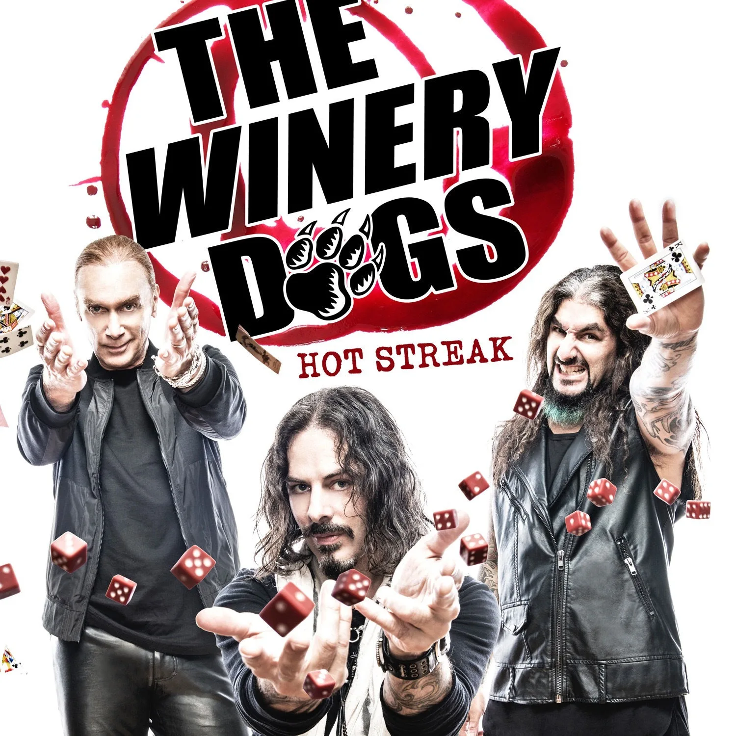 Official album cover art for the release Hot Streak by The Winery Dogs