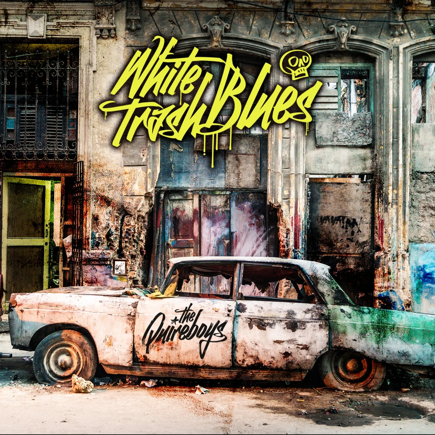 Official album cover artwork for White Trash Blues by The Quireboys