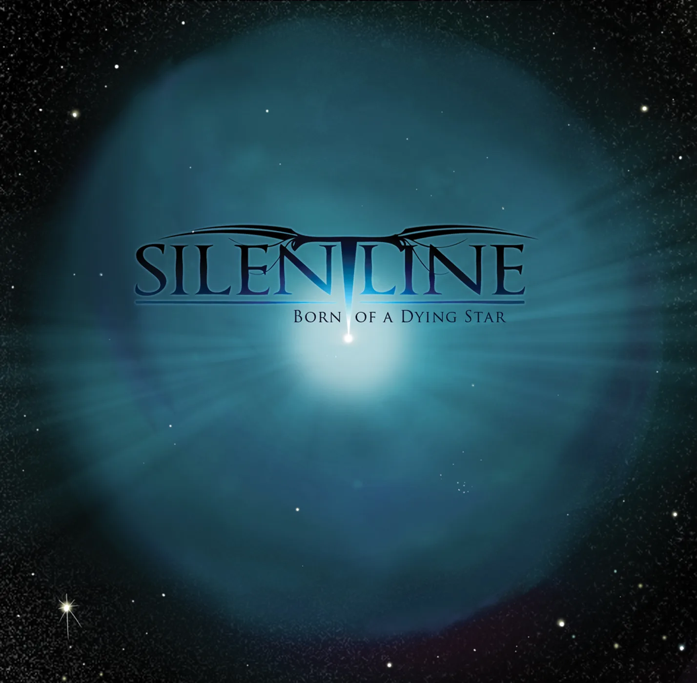 Official album cover art for the release Born of a Dying Star by Silent Line