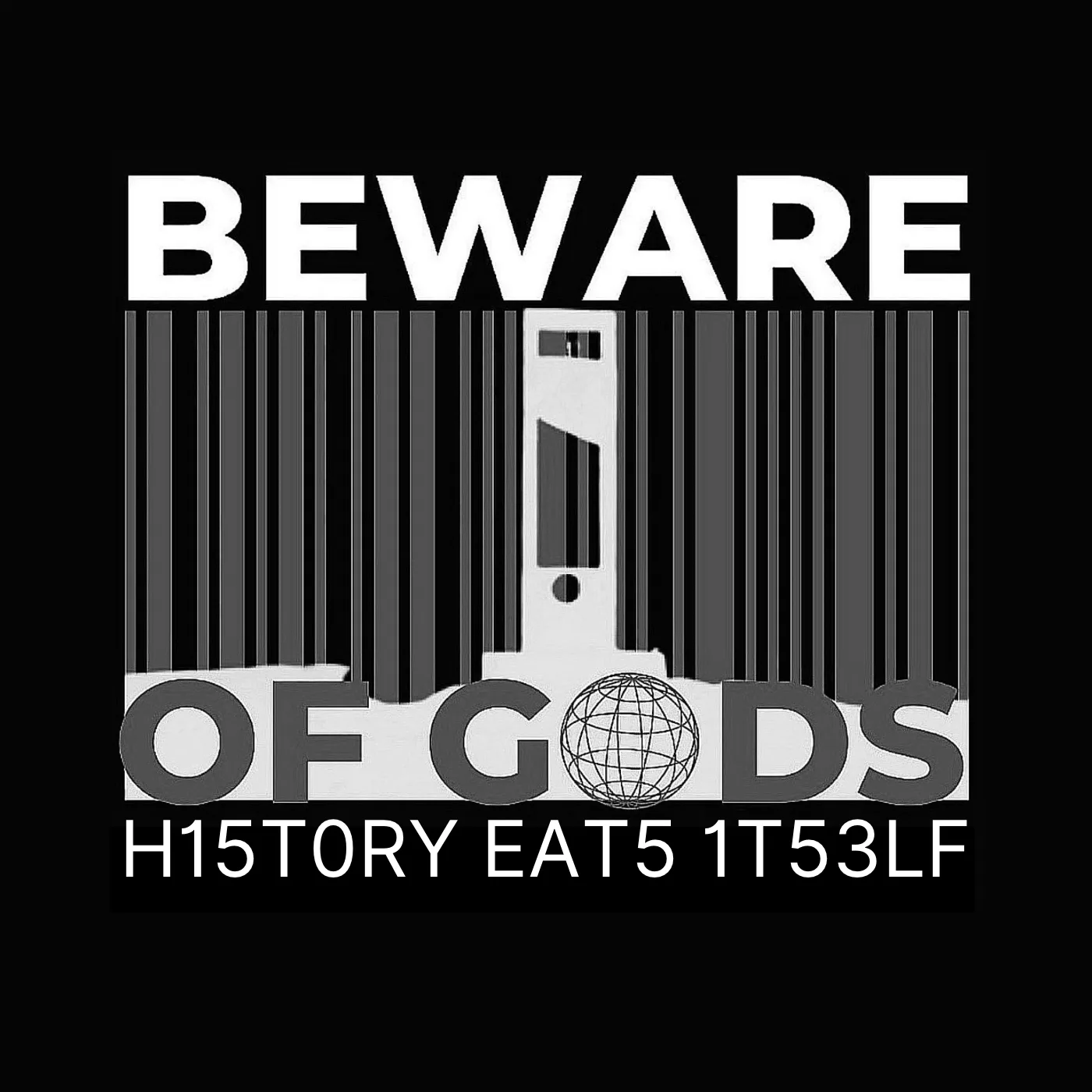 Official album cover art for the release History Eats Itself by Beware of Gods