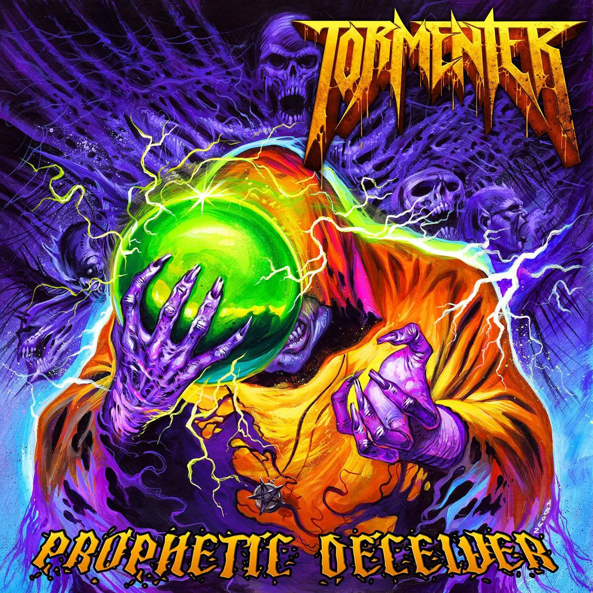 Official album cover art for the release Prophetic Deceiver by Tormenter