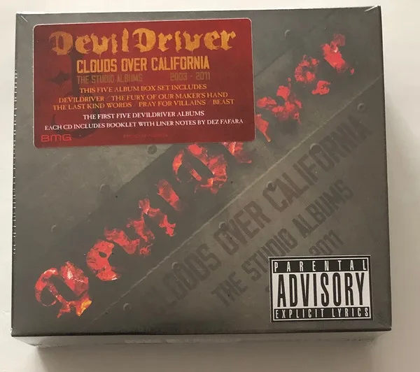 Official album cover art for the release Clouds Over California by DevilDriver
