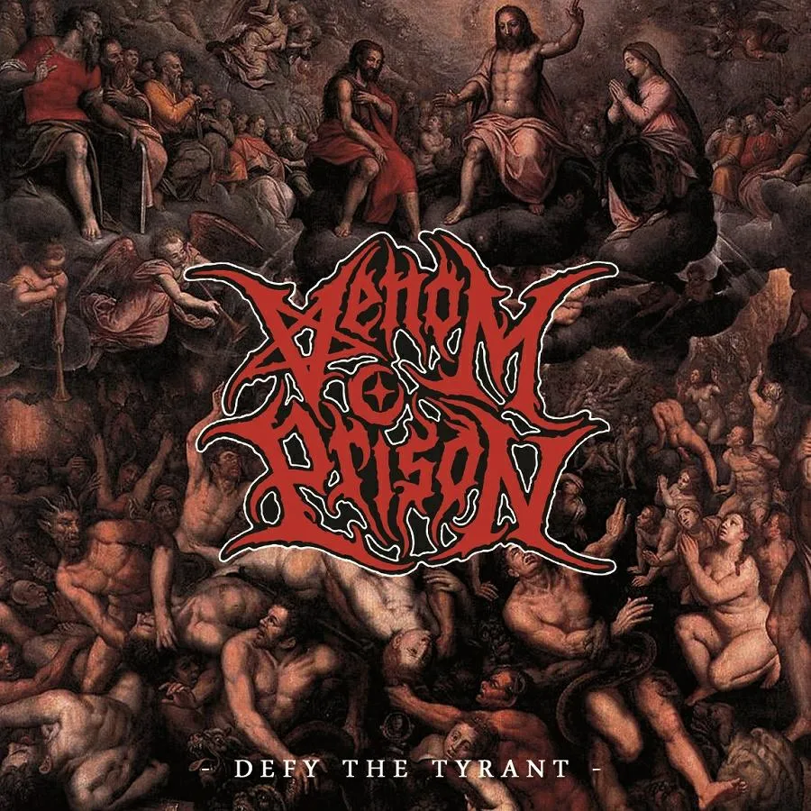 Official album cover art for the release Defy the Tyrant by Venom Prison