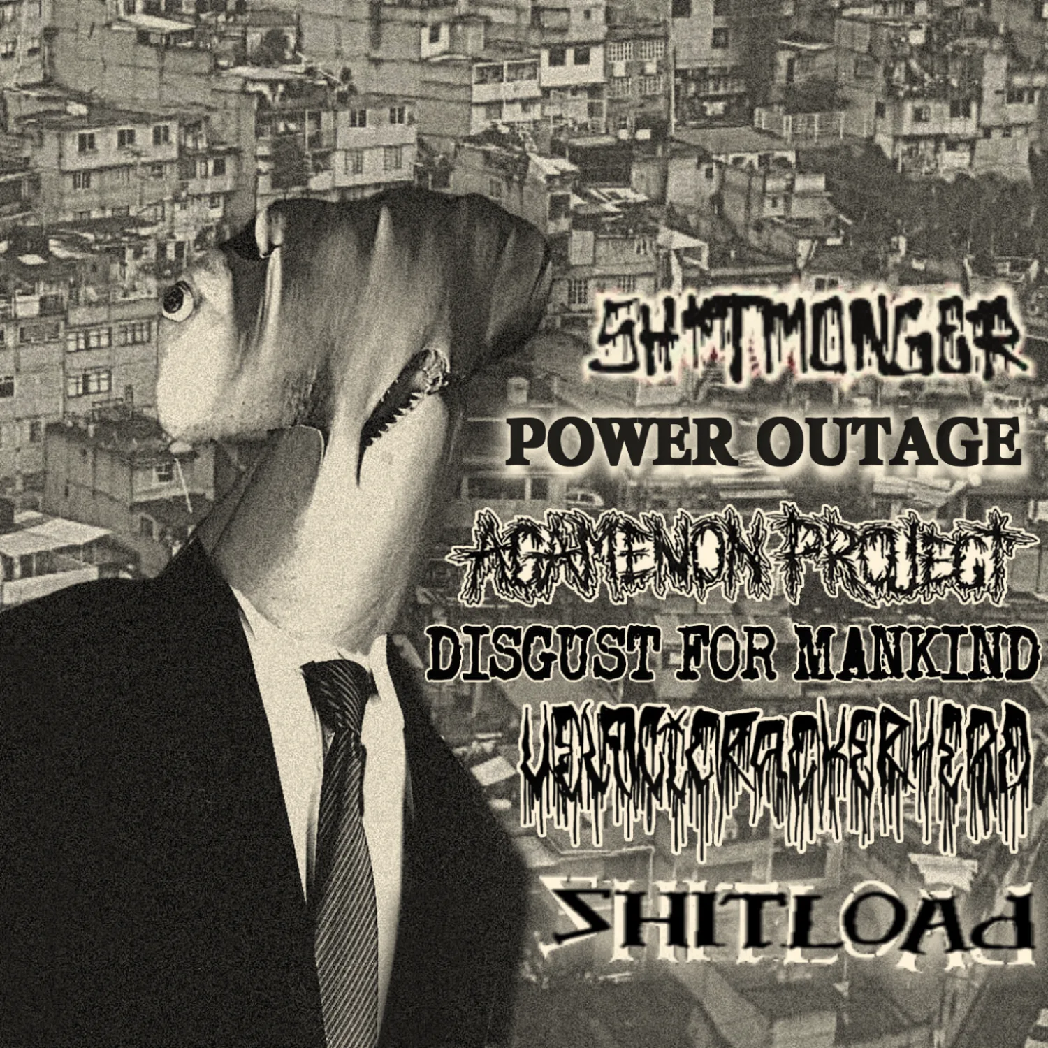 Official album cover art for the release Hammering Gore n' Grind by Agamenon Project
