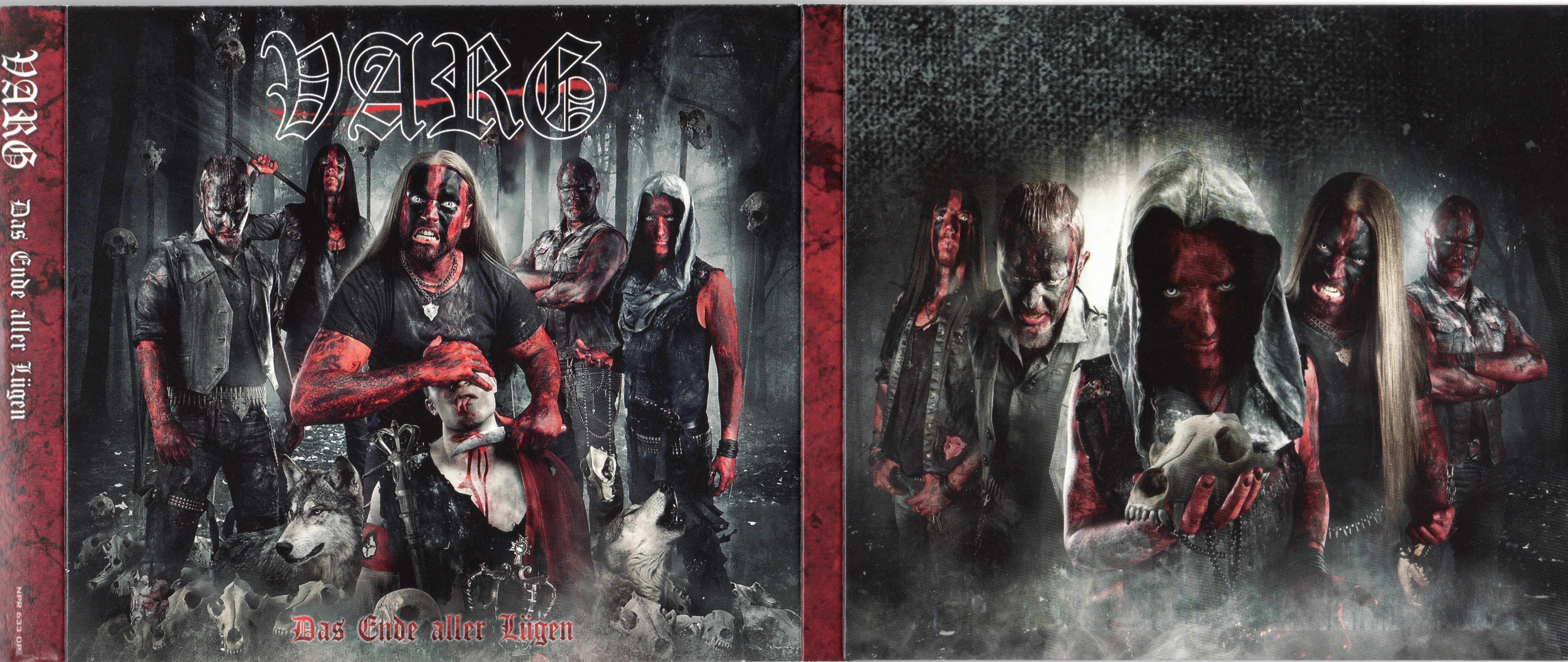 Official album cover art for the release Das Ende aller Lügen by Varg