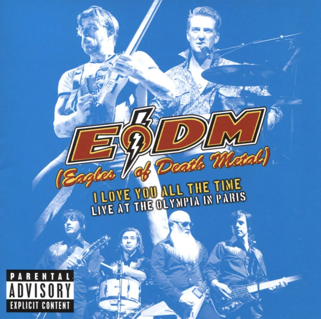 Official album cover art for the release I Love You All the Time by Eagles of Death Metal