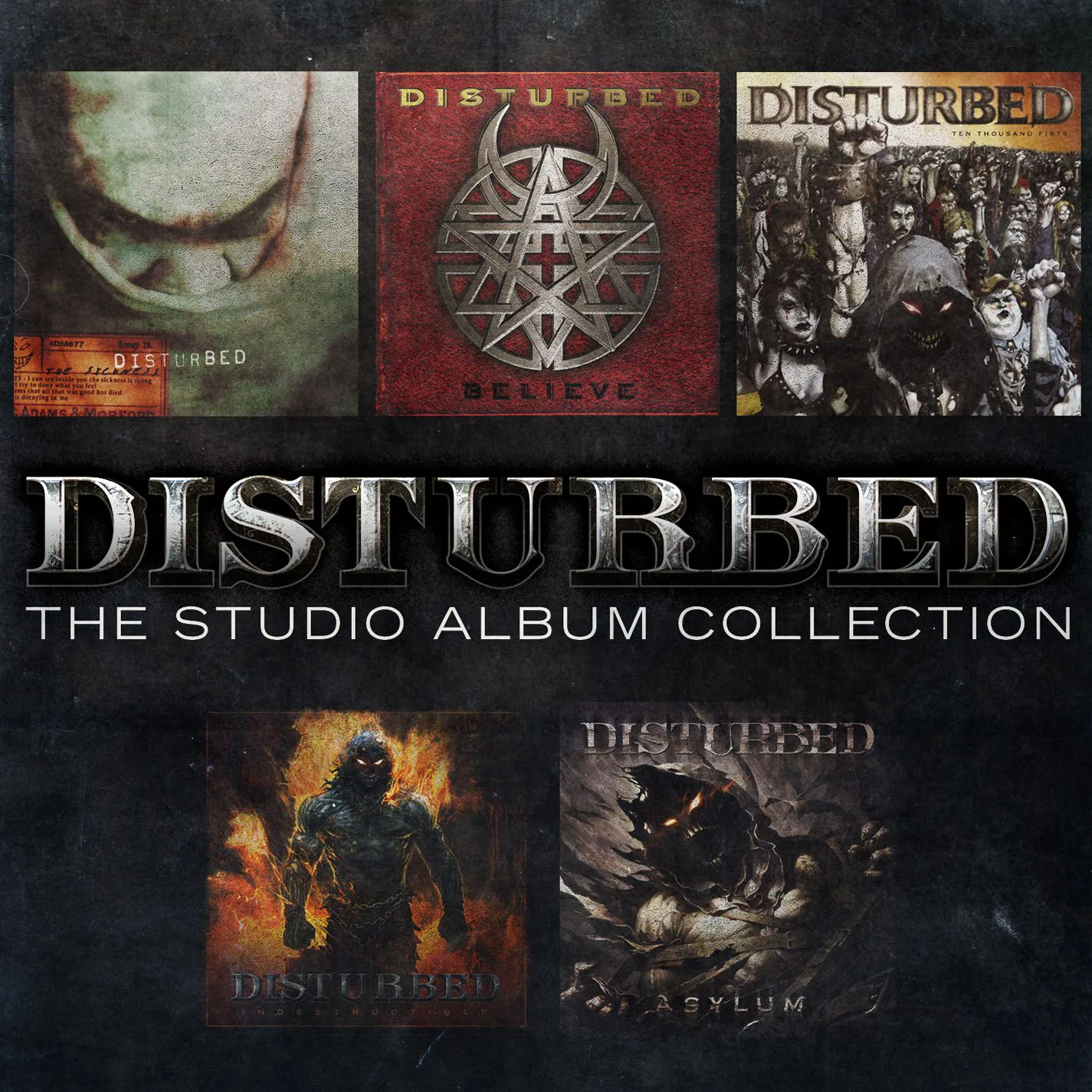Official album cover artwork for The Studio Album Collection by Disturbed