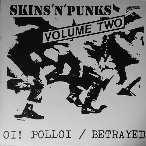 Official album cover art for the release Skins 'n' Punks, Volume Two by Oi Polloi