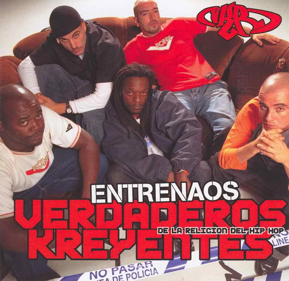 Official album cover art for the release Entrenaos by Los Verdaderos Kreyentes de la Religión del Hip Hop