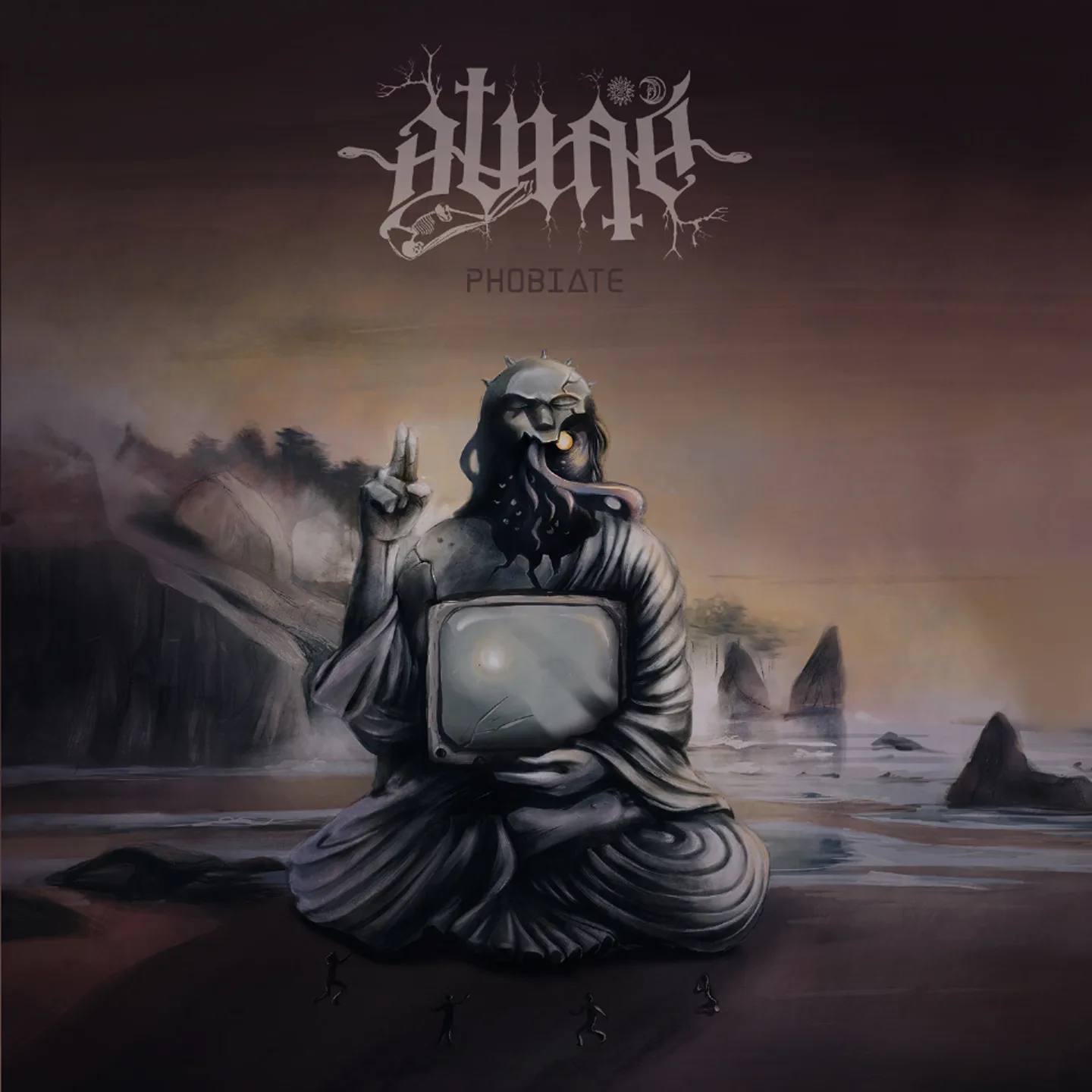 Official album cover art for the release Phobiate by Binah