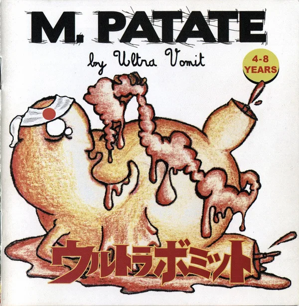 Official album cover art for the release M. Patate by Ultra Vomit