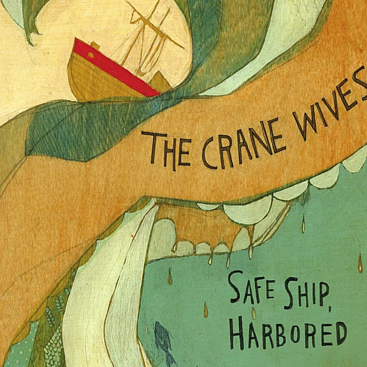 Official album cover art for the release Safe Ship, Harbored by The Crane Wives