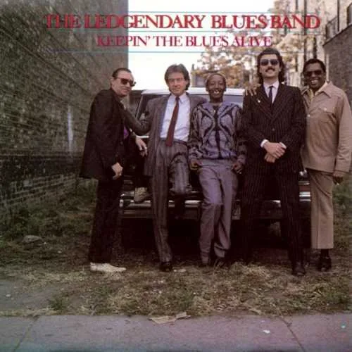 Official album cover art for the release Keepin' The Blues Alive by The Legendary Blues Band