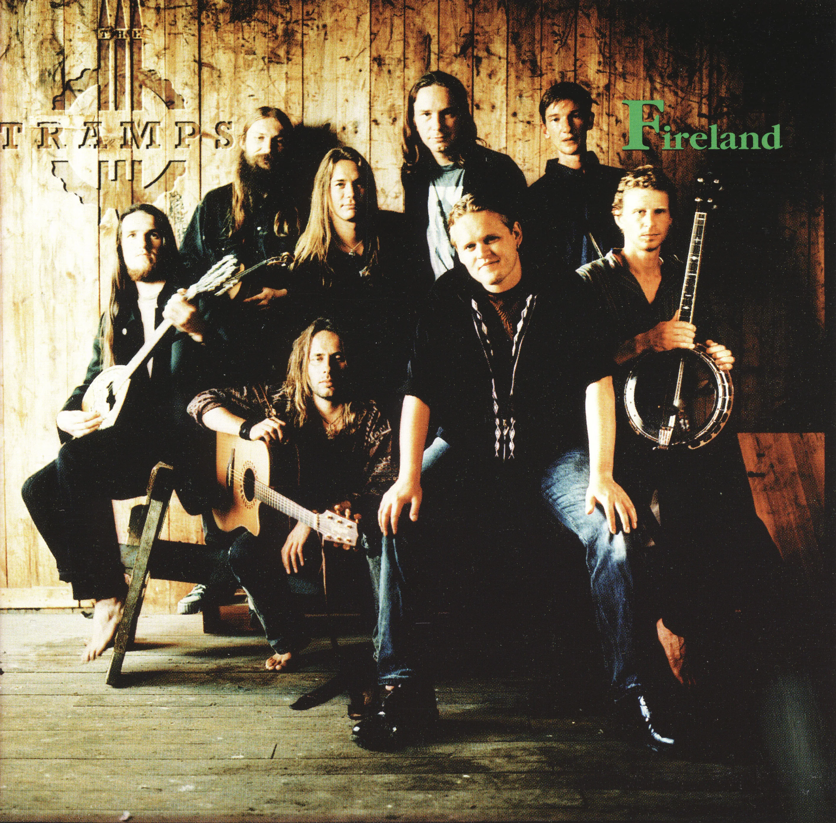 Official album cover art for the release Fireland by The Tramps