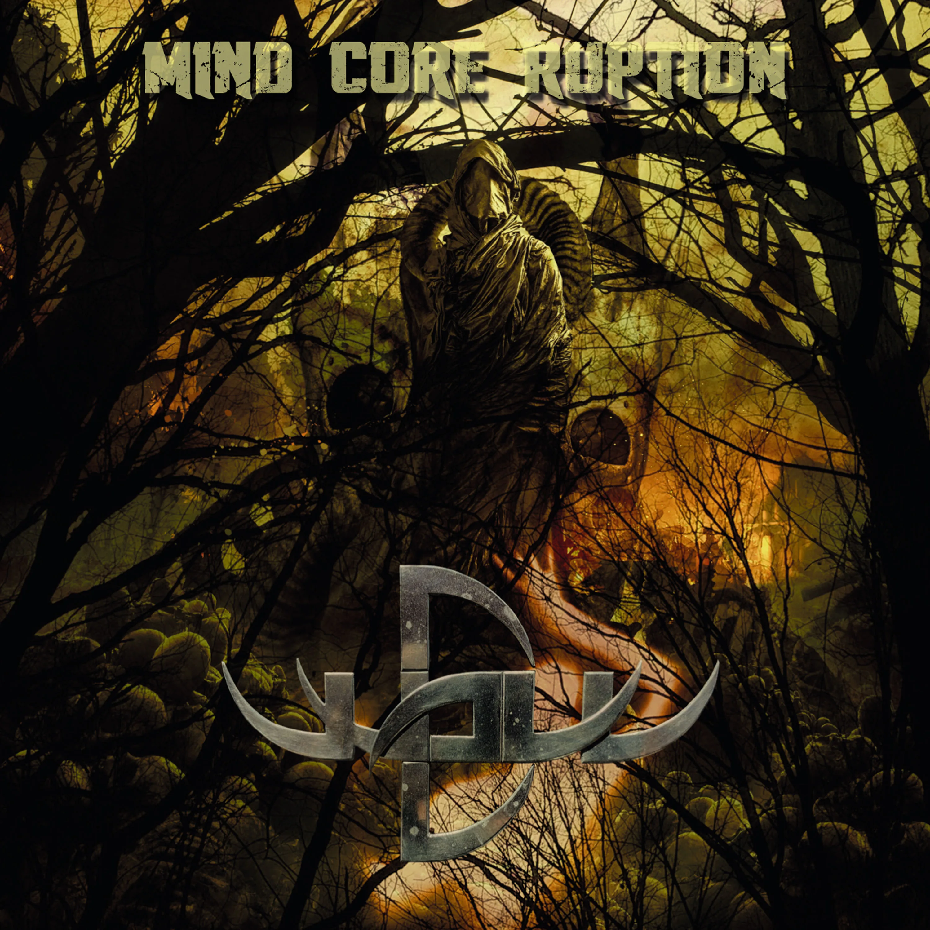 Official album cover art for the release Mind Core Ruption by D-Wall