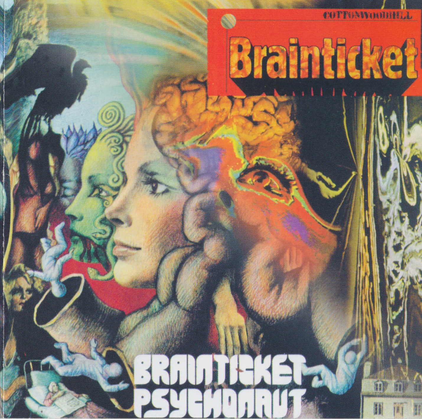 Official album cover art for the release Brainticket / Psychonaut by Brainticket