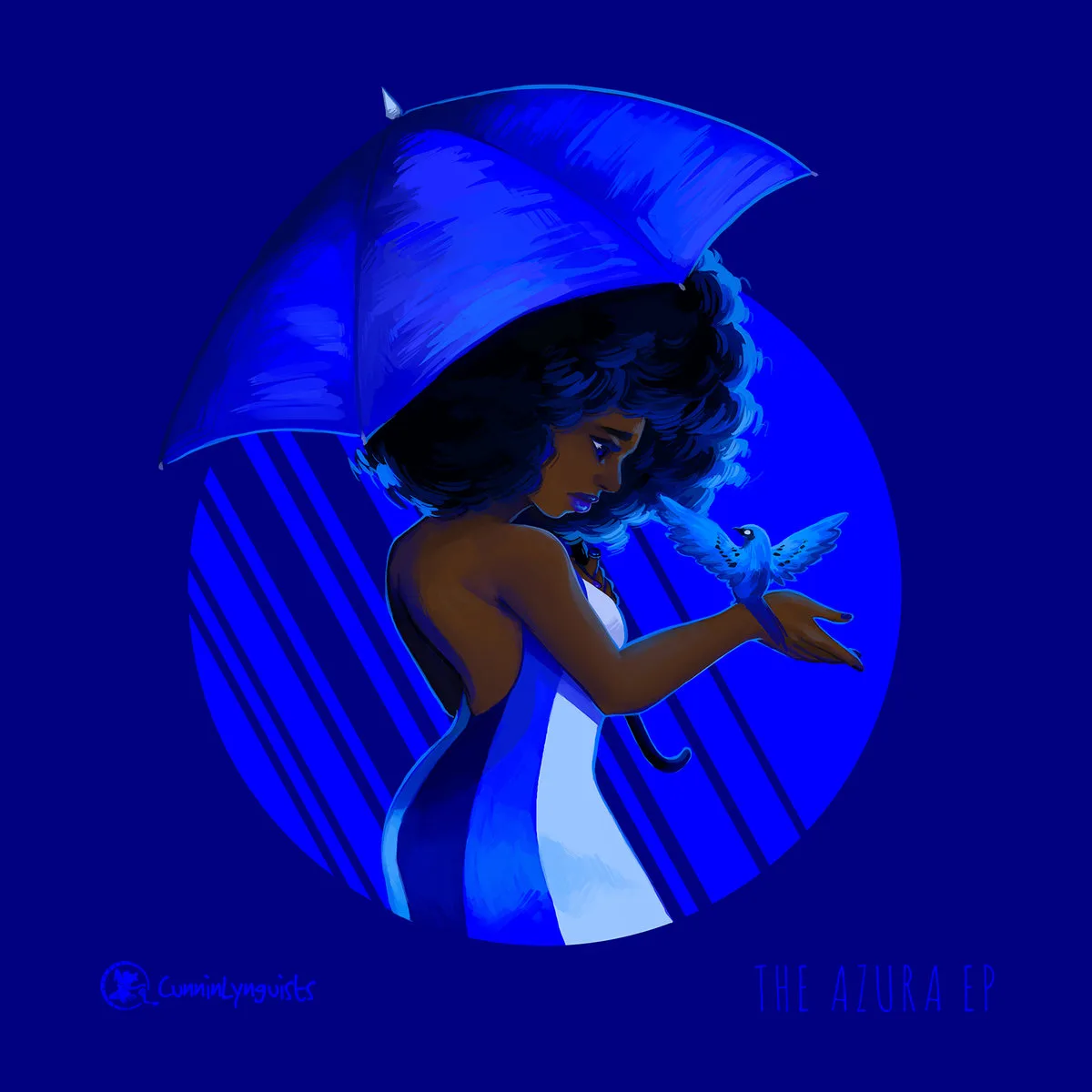 Official album cover artwork for The Azura EP by CunninLynguists